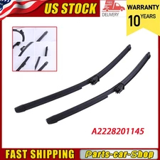 2228201145 FOR MERCEDES W222 MAYBACH S550 14-20 FRONT WINDSHIELD WIPER BLADE 2PC