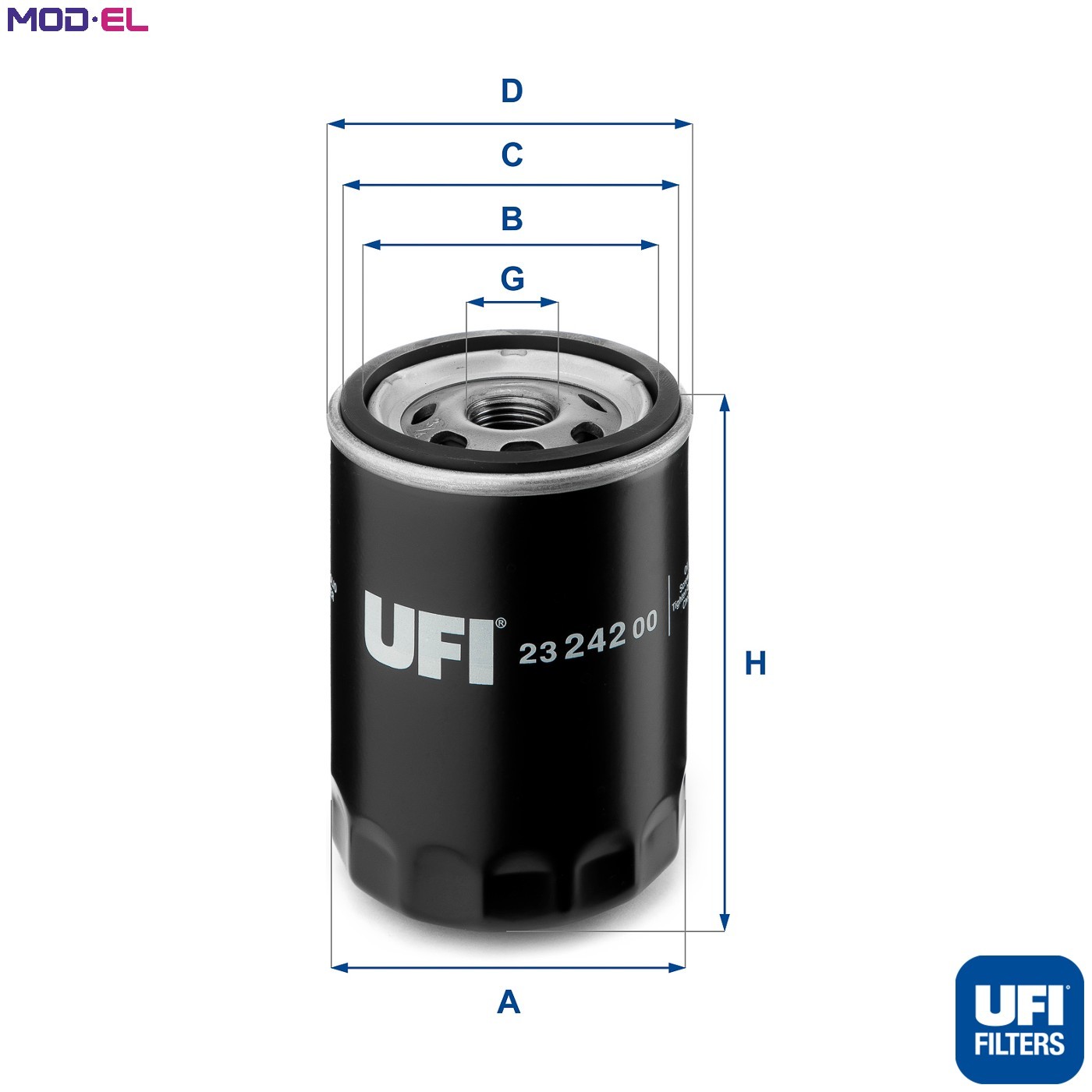 Ufi Filters Ufi 23.242.00 Oil Filter - Image 3