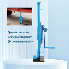 3T Handkurbel Stahlwinde Stahlwinde Zahnstangenwinde Stockwinde höhen 73–109 cm