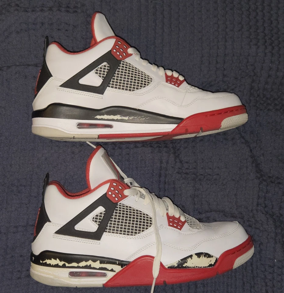 Jordan 4 Retro 'Fire Red 2012' - 30497-110 - Talla M 10.5 Foto 2 de 4