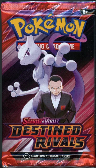 Pokemon Destined Rivals Booster Pack - 10 Cards / Pack - SEALED