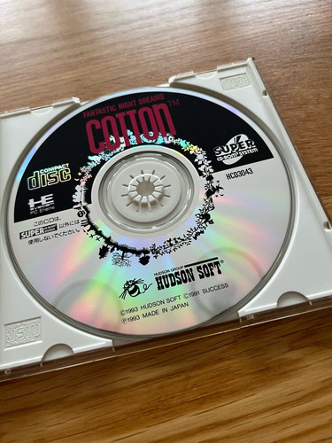 ORIGINAL Cotton Fantastic Nights Dreams JPN PC Engine TurboGrafx Turbo Duo - Picture 8 of 18
