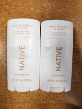 2 Pack: Native Deodorant - Toasted Vanilla Honey, 2.65 oz ea. 6079 E16E