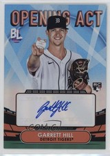 2023 Topps Big League Opening Act Blue Foil Garrett Hill #OAA-GHI Auto 12w7