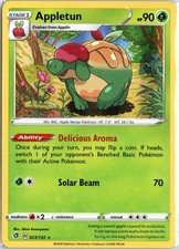 Appletun Reverse Holo Holo Rare SWSH02: Rebel Clash 023/192 NM/LP