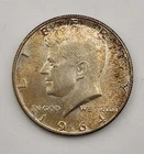 1964 D Kennedy Half Dollar Circulated Gold Toned 90% Silver 50C