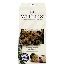 Warmies Microwavable Eye Mask Leopard Print Relaxing Lavender Scentful NIB