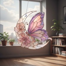 Angel Dog Suncatcher, Memorial Pet Window Hanging