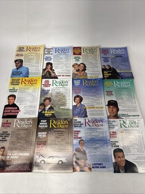 Full Year 1997 Reader's Digest Magazine Lot Of 12 Vintage History
