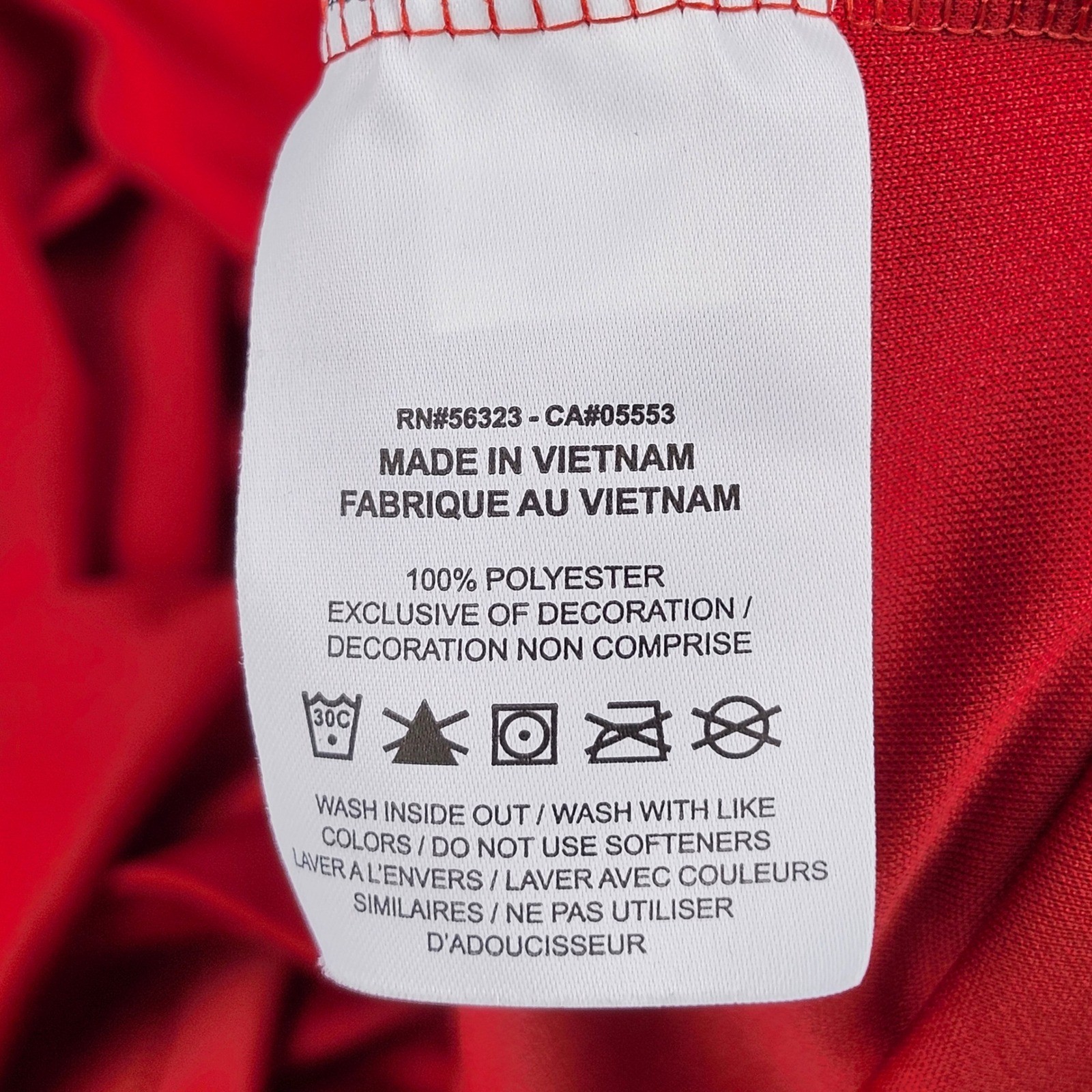 Nike Golf Dri-FIT Red Polo Shirt Mens XL Toyota Short Sleeve Wicking Performance thumbnail 10