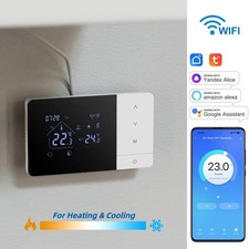 Tuya WiFi RF Smart Thermostat Gas Boiler Room Heating Temperature Controller APP