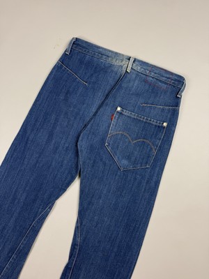 Rare Levis RED Vintage Blue Line Selvedge Workwear Denim