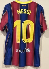 FC Barcelona 20/21 Away #10 Messi Nike Vaporknit Jersey Size M