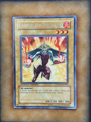 Yugioh Elemental Hero Burstinatrix MDP2-EN003 Rare Limited Edition MP