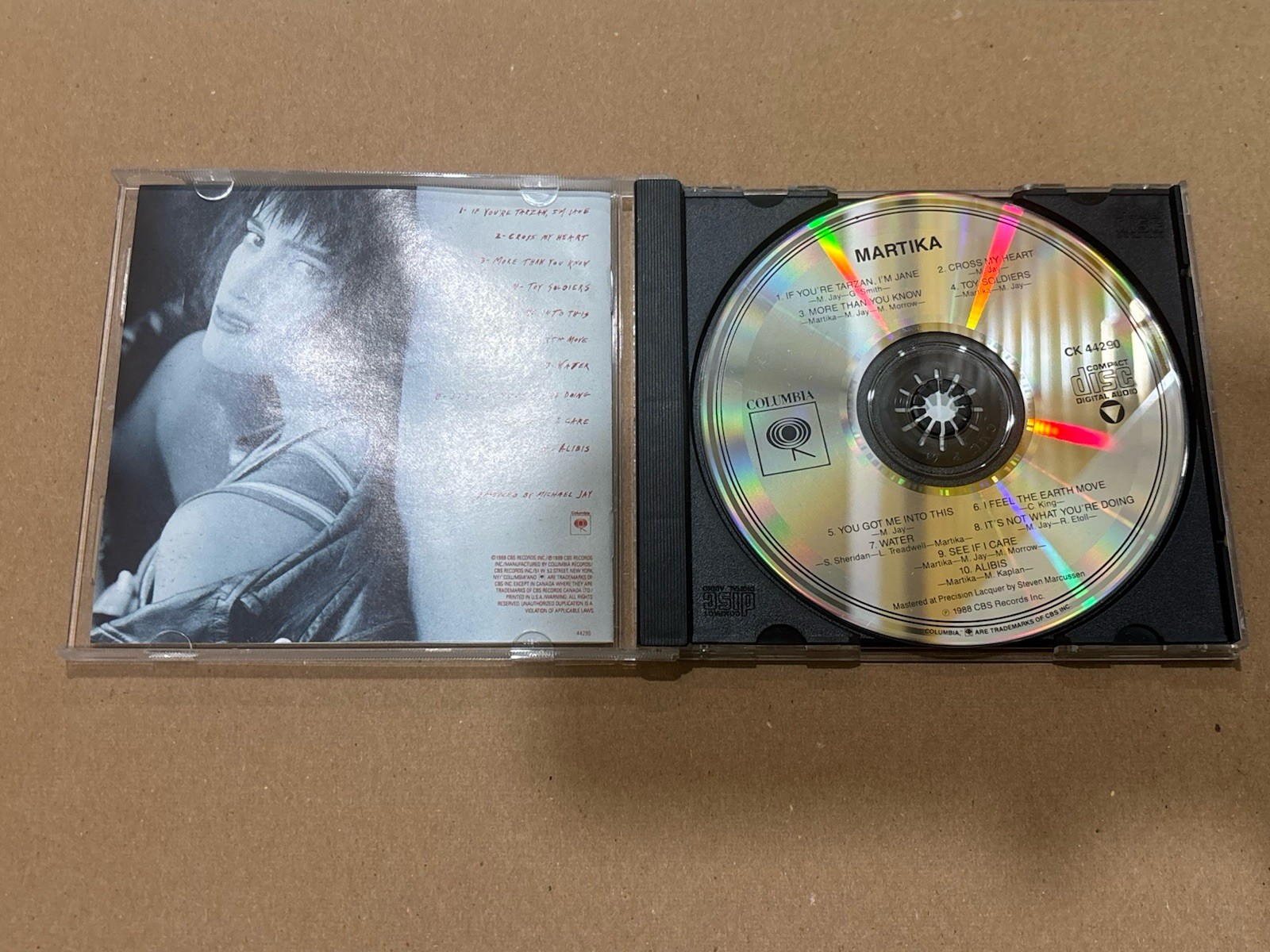 Martika - Self-Titled CD Album 1988 Synth Pop Rare HTF OOP  NM+ Disc thumbnail 5