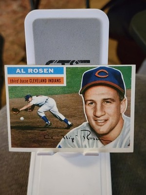 1956 Topps #35 Al Rosen White Back Cleveland Indians EX *Small Scratch* SC
