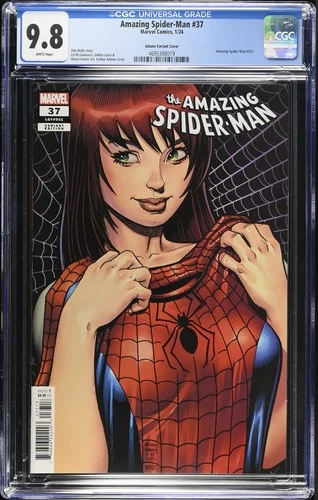 Amazing Spider-Man #37 Arthur Adams Mary Jane Variant CGC 9.8
