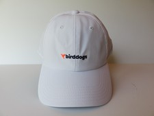 NEW Bird Dogs Tech Hat Cap Logo White  Strapback OSFM Lightweight Golf Running