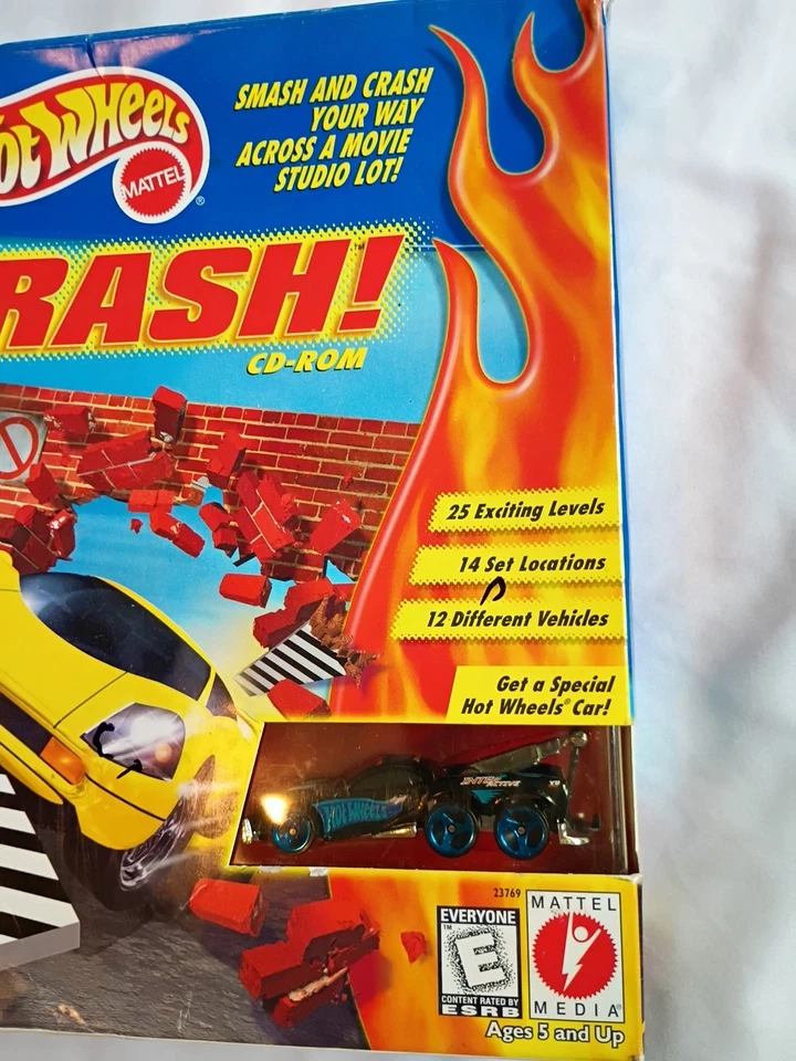 Hot Wheels 1999 Mattel Crash CD ROM Windows 95 And 98 - Image 3 of 4
