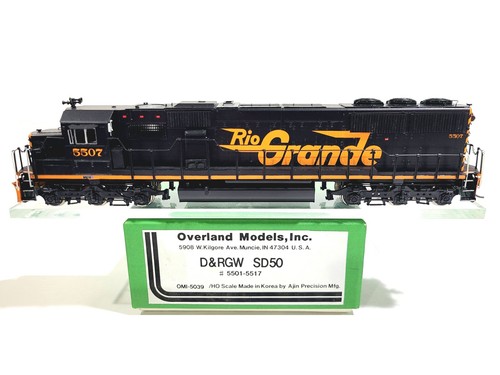Overland OMI D&RGW EMD SD50 Denver Rio Grande Western #5507 HO latón #5039 CP | Zustand: Used