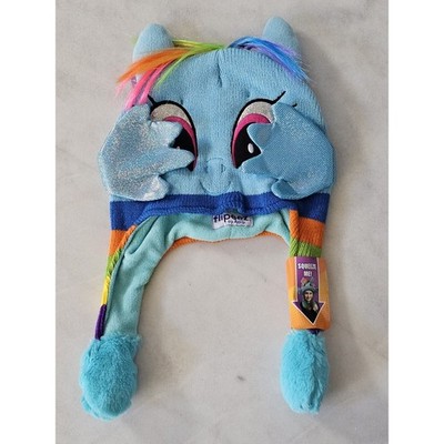 My Little Pony Flipeez Children Girls Winter Hat Rainbow Dash NEW with TAGS
