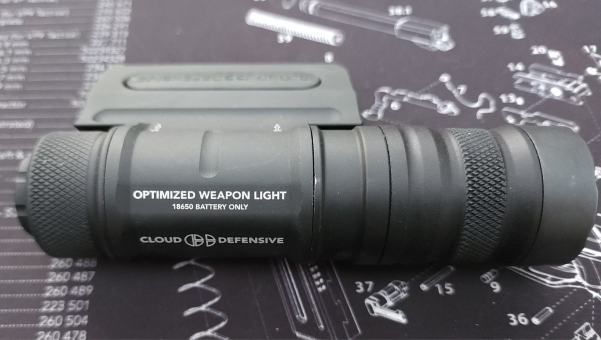 Cloud Defensive Owl Optimized Weapon Light - Black (OWL-BLK) for