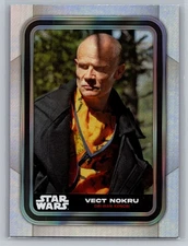 2023 Topps Star Wars #66 Vect Nokru Rainbow Foil