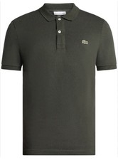 Lacoste Classic Fit Pique Polo Shirt - Forest Green - NWT Size L