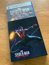 Marvels Spider-Man Miles Morales PS5 Game Case & Slip Case Sleeve - (NO GAME)