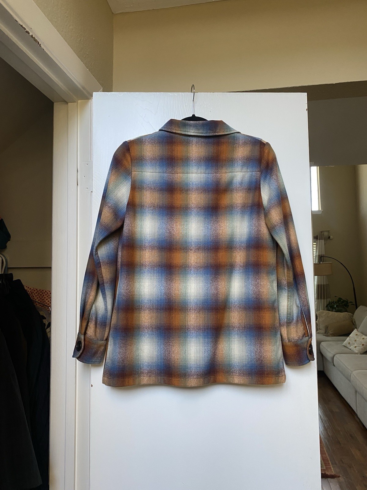 Women's Pendleton 100% Wool Plaid Button Front Ja… - image 2