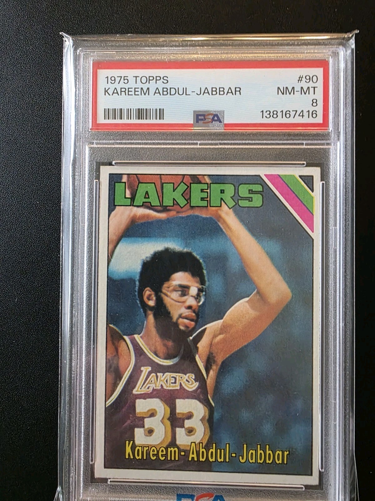 1975 Kareem Abdul Jabbar Topps HOF PSA 8 🔥🔥🔥🔥🔥