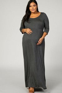 pink blush maternity dress plus size