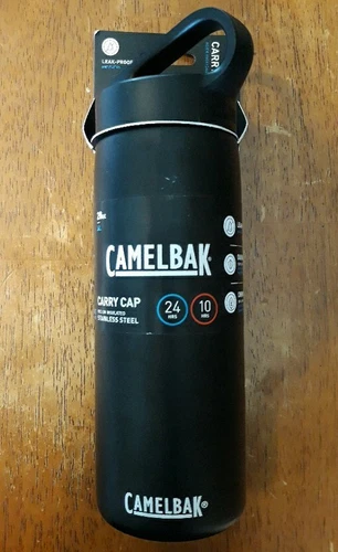Camelbak 20oz Carry Cap vacuum-insulated stainless steel water bottle, Black
