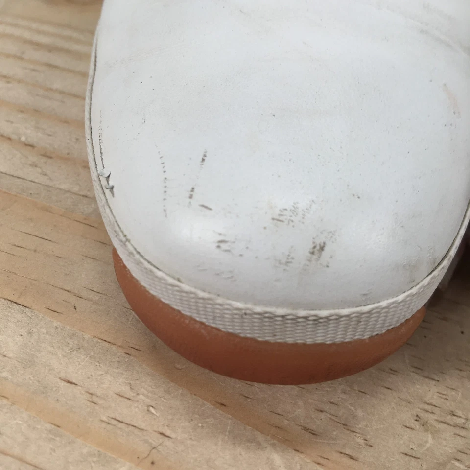 Timberland Boots Womens 8.5 M Euro Hiker Bootie White Leather Lace Up Ankle Top - Image 3 of 4