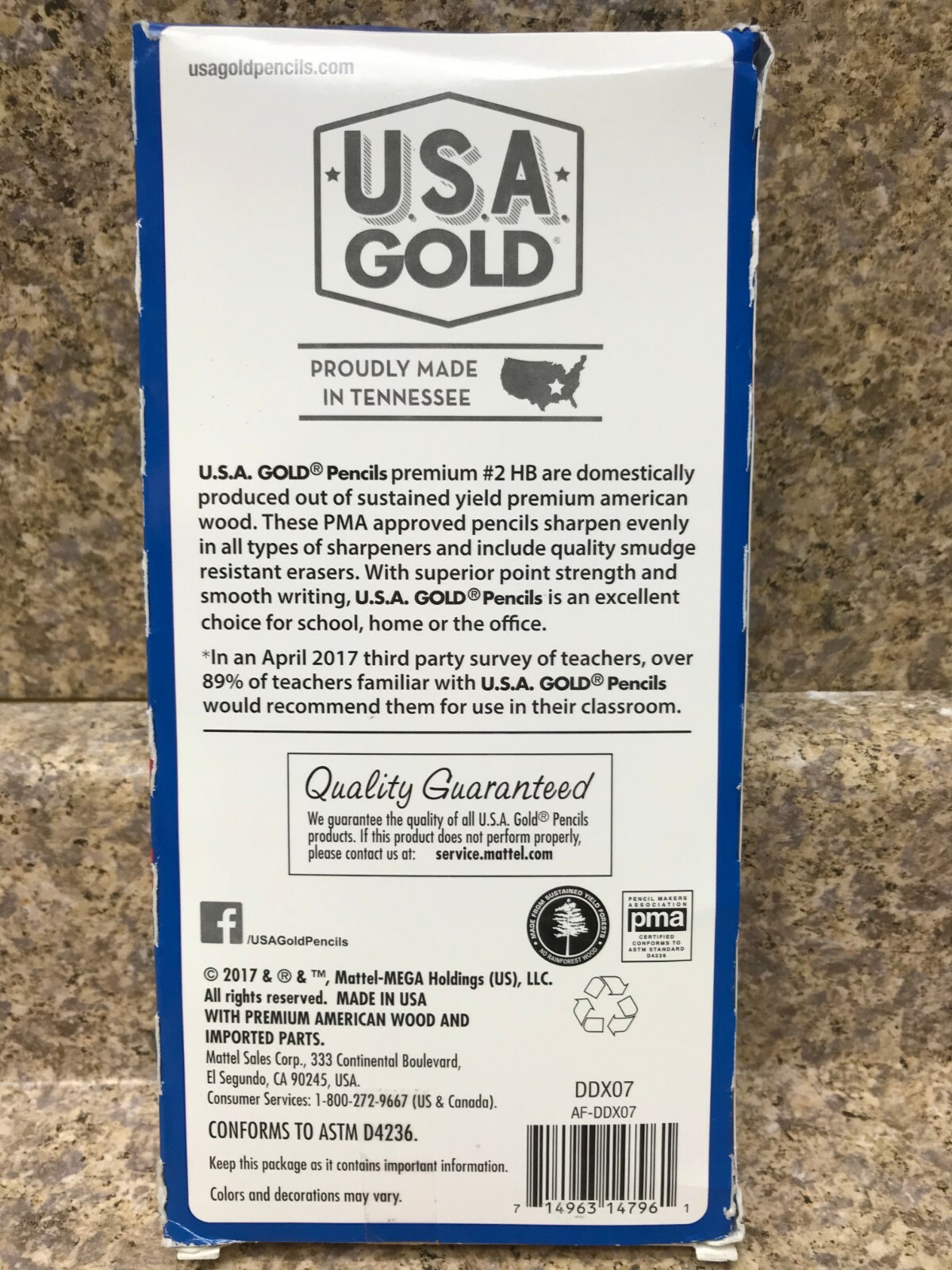 Usa Gold American Wood #2 Pencils - 48-Pack