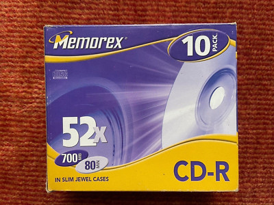 Memorex x 9 CD-R CD-R & Maxell DVD-R X 8 NEU