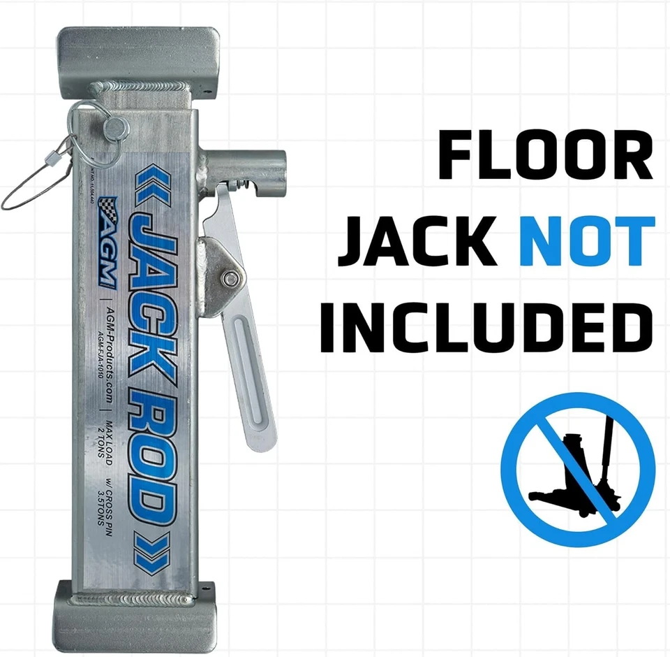 Barra de gato portátil de 3,5 toneladas - Extensión sin esfuerzo y bloqueo de seguridad para gatos de vehículos Foto 4 de 4