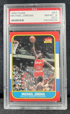 🔥1986-87 Fleer - #57 Michael Jordan “Rookie Card Of The Greatest