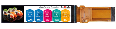 Bar Type 3.71 inch 240x960 IPS TFT LCD Display SPI+RGB Interface