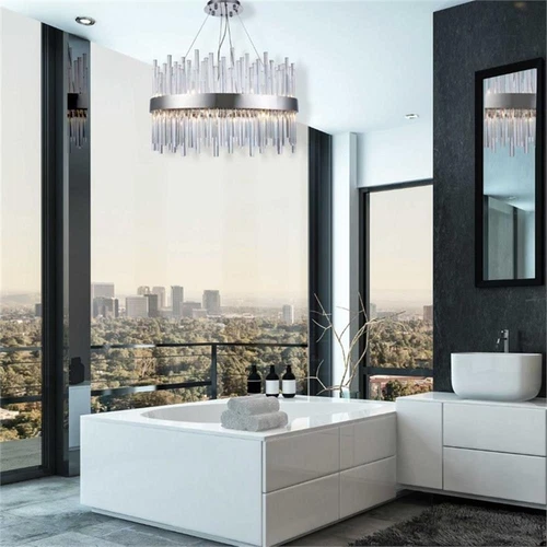 Elegant Lighting Dallas 16 Light Royal Cut Crystal Chandelier in Chrome - Picture 2 of 8