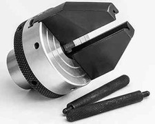 NAGU 2-inch 2-Jaw Pen Drilling Lathe Chuck Set w/1" X 8TPI Direct Thread,Dedi