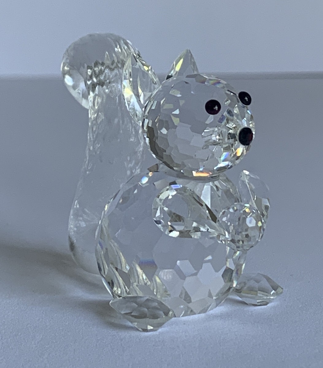エジプト　クリスタル　置物　ASFOUR ASFOUR Crystal Squirrel Figurine Green Made In Egypt NIB | eBay