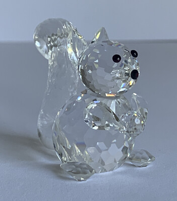 エジプト　クリスタル　置物　ASFOUR ASFOUR Crystal Squirrel Figurine Green Made In Egypt NIB | eBay