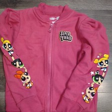 Vintage Powerpuff Girls Zip Up Sweatshirt Size 5