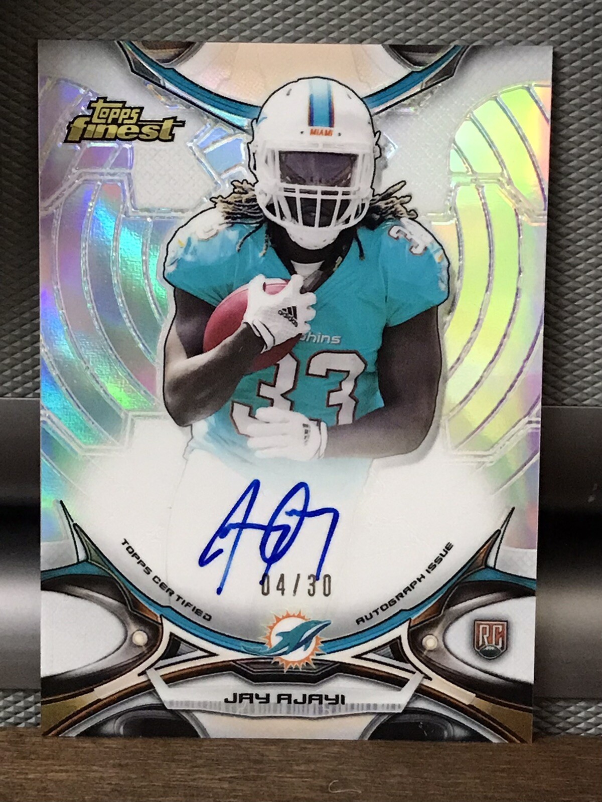 Jay Ajayi Finest #107 Autograph-Refractor