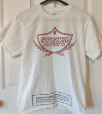 Swisher Sweets w/ Surgeon General's Warning White Short Sleeve T-shirt - SMALL