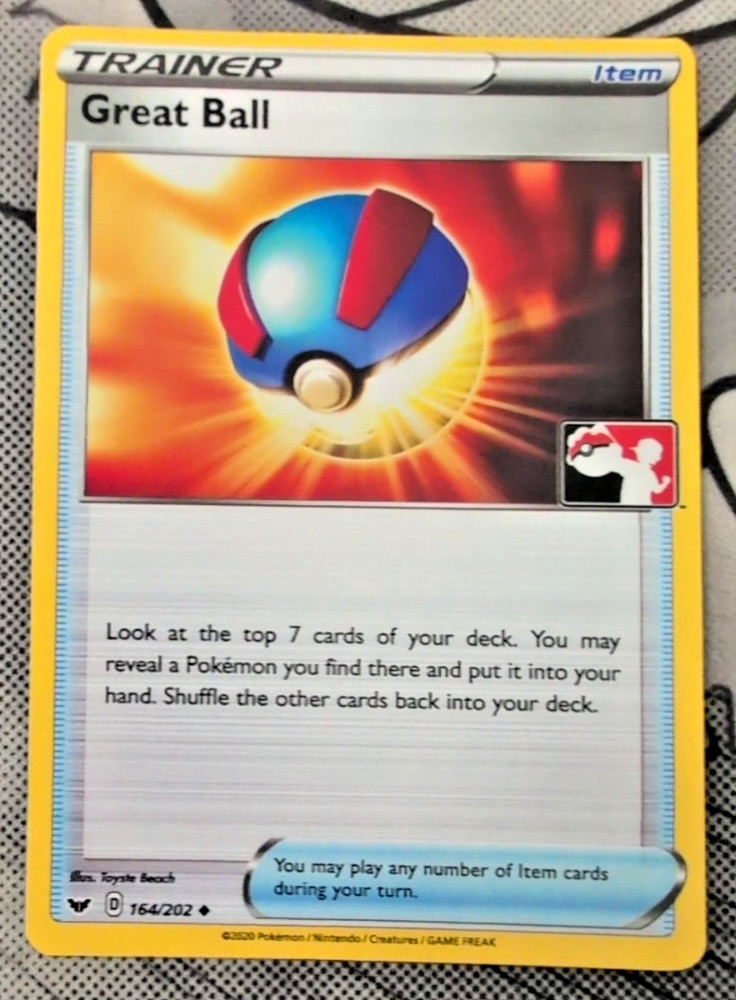 Great Ball 164/202 Pokemon Play! Prize Pack Series 1/2