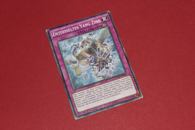 Yu-Gi-oh! Spielkarte ''deutsch'' Entfesseltes Yang Zing - 1.Auflage