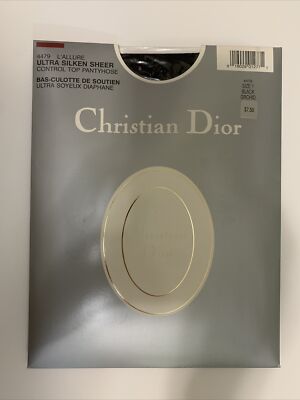 Vintage Christian Dior 4479 L Allure Ultra Silken Sheer Control Top Pantyhose Sm