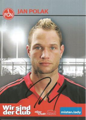Jan Polak / 1. FC Nürnberg / Saison 2006-2007 / Autogrammkarte